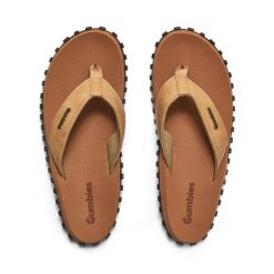 Japonki GUMBIES VEGOVERT FLIP-FLOPS UNISEX. Brązowe klapki Gumbies, bez wzorów, bez obcasa. Za 125.99 zł.