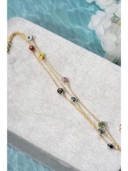 Lodie Silver Srebrna bransoletka z elementami ozdobnymi rozmiar: onesize. Szare bransoletki Lodie Silver, srebrne. Za 158.10 zł.