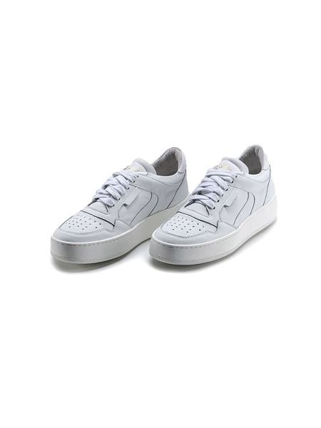 Anna Morellini Skórzane sneakersy "Velana" w kolorze białym rozmiar: 41. Białe trampki Anna Morellini, bez wzorów, bez zapięcia. Za 374.95 zł.