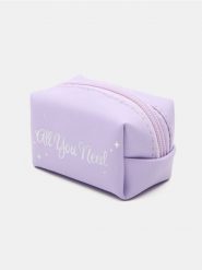 Kosmetyczka z akcesoriami podróżnymi 12 pack - fioletowy. Fioletowe kufry i kosmetyczki Sinsay, bez wzorów, bez dodatków. Za 12.99 zł.