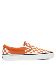 Vans Tenisówki Classic Slip-On VN000D6Y52K1 Pomarańczowy. Brązowe trampki Vans, bez wzorów, z materiału, bez zapięcia. Za 339.99 zł.