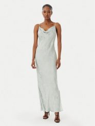 Calvin Klein Sukienka letnia LV044F011G Zielony jasny Regular Fit. Zielone sukienki Calvin Klein, na lato, xs, bez wzorów, z wiskozy, bez kołnierzyka, bez ramiączek. Za 749.99 zł.