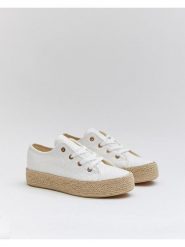 Bellucci Espadryle w kolorze białym rozmiar: 37. Białe espadryle Bellucci, bez wzorów, bez obcasa, bez zapięcia. Za 90.95 zł.