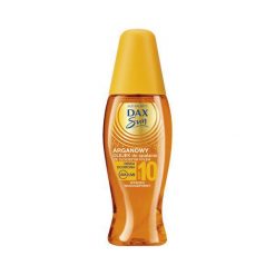 Dax Sun Olejek arganowy do opalania ze złocistym pyłem SPF 10 150ml + mini maseczka 7ml gratis. Kremy do opalania marki Dax Sun. Za 12.20 zł.