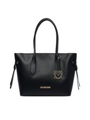 LOVE MOSCHINO Torebka JC4059PP1PLL0000 Czarny. Czarne torebki klasyczne Love Moschino, bez wzorów, ze skóry, bez dodatków. Za 1,099.00 zł.