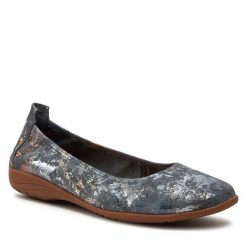 Baleriny Josef Seibel. Szare baleriny Josef Seibel, bez wzorów, bez obcasa. Za 239.99 zł.