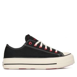 Trampki Converse. Czarne trampki Converse, bez wzorów, bez zapięcia. Za 419.99 zł.