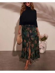 Milan Kiss Spódnica w kolorze zielonym rozmiar: S. Zielone spódnice Milan Kiss, s, bez wzorów, maxi. Za 152.99 zł.