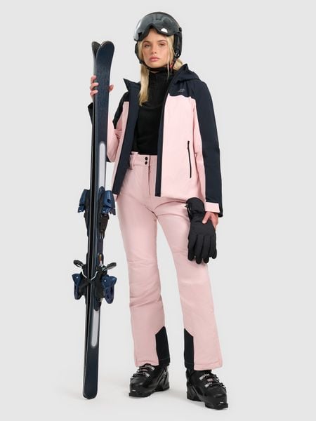 4F Spodnie narciarskie membrana 5000 damskie - różowe XXL. Czerwone spodnie narciarskie 4f, s, bez wzorów, narciarskie. Za 299.99 zł.