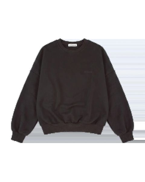 Damska bluza CREWNECK oversize UNLEASH WINGS BLACK. Czarne bluzy sportowe Wings, uniwersalny, bez wzorów, bez kaptura. Za 189.90 zł.