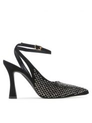 PINKO Szpilki Lisette Slingback PE 23 BLKS1 100566 A0N6 Czarny. Czarne szpilki Pinko, bez wzorów, ze skóry, bez obcasa, na szpilce, bez zapięcia. Za 2,119.00 zł.