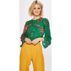 Answear - Koszula. Zielone koszule ANSWEAR, l, bez wzorów, z poliesteru, casualowe, bez kołnierzyka, bez ramiączek. W wyprzedaży za 79.90 zł.