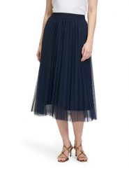 BETTY & CO Spódnica w kolorze granatowym rozmiar: 42. Niebieskie spódnice Betty & Co, na co dzień, bez wzorów, midi, proste. Za 99.95 zł.