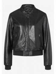 More & More Skórzana kurtka w kolorze czarnym rozmiar: 32. Czarne kurtki More & More, bez wzorów, bez kaptura. Za 305.29 zł.