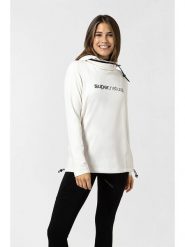 Super.natural Bluza "Alpine" w kolorze białym rozmiar: L. Białe bluzy super.natural, l, bez wzorów, z wełny, z kapturem. Za 304.99 zł.