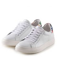 Anna Morellini Skórzane sneakersy "Orena" w kolorze białym rozmiar: 41. Białe trampki Anna Morellini, bez wzorów, bez zapięcia. Za 370.45 zł.