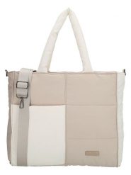 Beagles Torebka "Calvia Duo" w kolorze beżowym - 41 x 31 x 13 cm rozmiar: onesize. Brązowe torby na ramię Beagles, bez wzorów, z materiału, na ramię, bez dodatków. Za 95.99 zł.