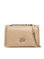 KARL LAGERFELD Torebka A1W30173 Beżowy. Brązowe listonoszki KARL LAGERFELD, bez wzorów, ze skóry, bez dodatków. Za 839.99 zł.