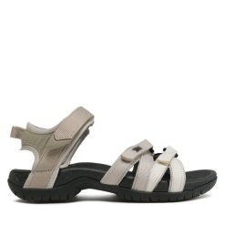 Sandały Teva. Czarne sandały Teva, bez wzorów, sportowe, bez obcasa, bez zapięcia. Za 399.99 zł.