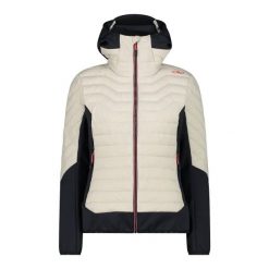 Kurtka damska turystyczna CMP 34Z2486. Białe kurtki narciarskie CMP, xs, bez wzorów, bez kaptura, narciarskie. Za 569.99 zł.