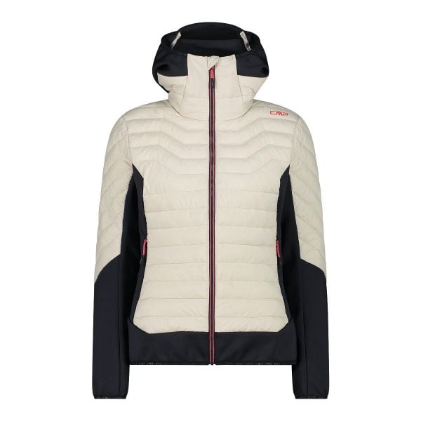 Kurtka damska turystyczna CMP 34Z2486. Białe kurtki narciarskie CMP, xs, bez wzorów, bez kaptura, narciarskie. Za 569.99 zł.