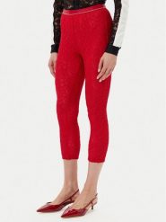 PINKO Spodnie materiałowe 105226 A2M5 Czerwony Slim Fit. Czerwone spodnie materiałowe Pinko, m, bez wzorów, z materiału. Za 689.99 zł.