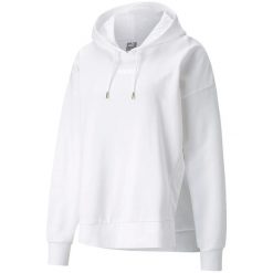 Bluza damska Puma HER Hoodie TR biała. Białe bluzy Puma, l, bez wzorów, z bawełny, z kapturem. Za 171.99 zł.