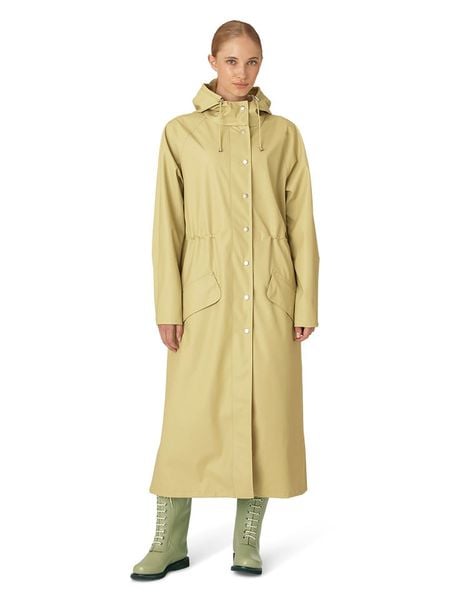 Ilse Jacobsen Płaszcz przeciwdeszczowy w kolorze oliwkowym rozmiar: 40. Brązowe kurtki sportowe Ilse Jacobsen, bez wzorów, bez kaptura. Za 260.99 zł.