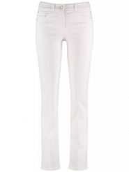 Gerry Weber Dżinsy - Slim fit - w kolorze białym rozmiar: 40. Białe jeansy Gerry Weber, bez wzorów. Za 149.31 zł.