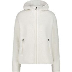 Bluza damska CMP 35P3856 Long Teddy Highloft. Białe bluzy CMP, bez wzorów, z materiału, bez kaptura. Za 329.99 zł.