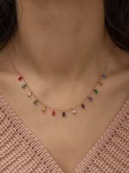 Lodie Silver Srebrny naszyjnik z elementami ozdobnymi - dł. 43 cm rozmiar: onesize. Szare naszyjniki Lodie Silver, z cyrkonią, srebrne. Za 96.95 zł.