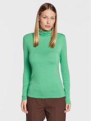 ICHI Bluzka Philuca Ls 20113342 Zielony Slim Fit. Zielone bluzki ICHI, m, bez wzorów, z wiskozy, bez kołnierzyka, bez ramiączek. Za 49.99 zł.