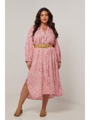 Curvy Lady Sukienka w kolorze jasnoróżowym rozmiar: 40/42. Różowe sukienki Curvy Lady, na co dzień, bez wzorów, klasyczne, bez kołnierzyka, bez ramiączek, maxi, proste. Za 154.07 zł.
