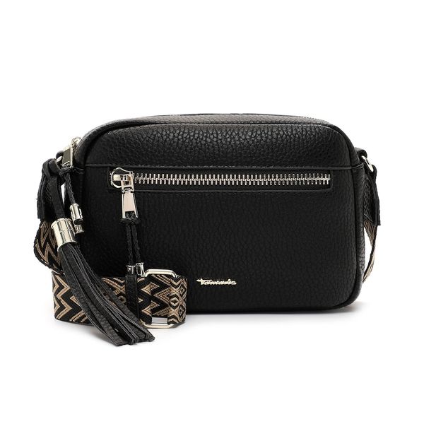 Tamaris Torebka Naramienna TAS Carissa Torby na ramię 1 ct Czarny Damski. Czarne torby na ramię Tamaris, z aplikacjami, z poliesteru, eleganckie, na ramię, małe, bez dodatków. Za 166.99 zł.