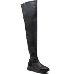 Muszkieterki LIU JO - Karlie 33 B69039 JX001 Black 22222. Czarne kozaki Liu Jo, z materiału, przed kolano, bez obcasa, bez zapięcia. Za 849.00 zł.