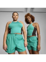 Puma Top sportowy "Fit" w kolorze turkusowym rozmiar: L. Niebieskie koszulki sportowe Puma, bez wzorów, z materiału, bez ramiączek, outdoorowe. Za 41.79 zł.