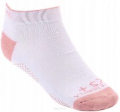 Skarpety do squasha Karakal X2+ Trainer biało-różowe 36/40. Białe skarpety KARAKAL, bez wzorów, z bawełny. Za 29.99 zł.