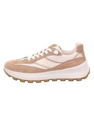 Legero Skórzane sneakersy "T4 RUN" w kolorze beżowym rozmiar: 38,5. Brązowe trampki Legero, bez wzorów, z materiału, bez zapięcia. Za 250.59 zł.