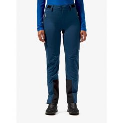 Spodnie softshell damskie Berghaus Ridge-Roamer Softshell Pant. Niebieskie spodnie narciarskie Berghaus, bez wzorów, z softshellu, trekkingowe. Za 945.99 zł.