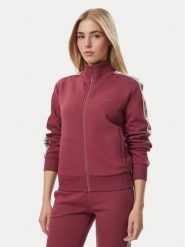 Guess Bluza V2YQ16 KB3P2 Różowy ciemny Regular Fit. Czerwone bluzy Guess, xxs, z aplikacjami, z bawełny, bez kaptura. Za 335.99 zł.