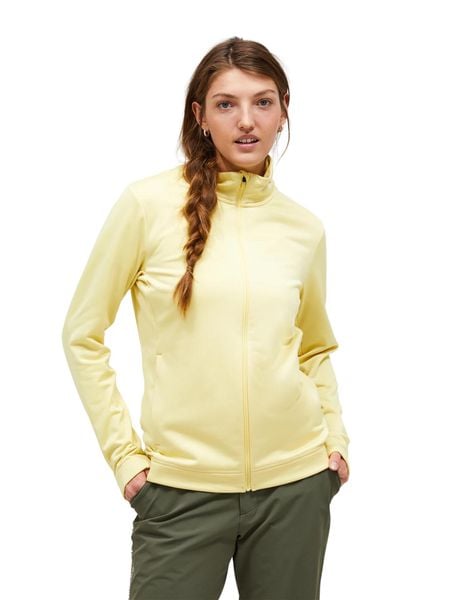 Bluza Peak Performance damska Rider Tech Zip Jacket żółta - M. Żółte bluzy Peak Performance, m, bez wzorów, z elastanu, bez kaptura. Za 599.00 zł.