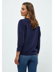 Peppercorn Bluza "Laila" w kolorze granatowym rozmiar: S. Niebieskie bluzy Peppercorn, s, bez wzorów, bez kaptura. Za 144.95 zł.