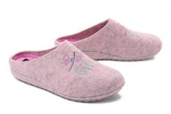 PANTO FINO KK267044 1830-M130-FG róż/róż, kapcie damskie. Czerwone obuwie domowe Panto Fino, bez wzorów, bez zapięcia. Za 179.90 zł.
