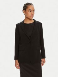 Boss Marynarka Jocaluah 50490053 Czarny Regular Fit. Czarne marynarki i żakiety Boss, bez wzorów, z syntetyku. Za 759.99 zł.