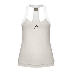 Damski tank top Head Play Tech. Brązowe topy Head, bez wzorów, bez kołnierzyka, bez ramiączek. Za 351.00 zł.