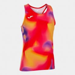 Tank top do biegania damski Joma R-Trail Nature. Zielone koszulki sportowe Joma, bez wzorów, bez ramiączek, do biegania. Za 99.99 zł.