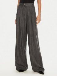 Please Spodnie materiałowe P3BLCXCC10 Szary Wide Leg. Szare spodnie materiałowe Please, xs, bez wzorów, z lyocellu. Za 239.99 zł.