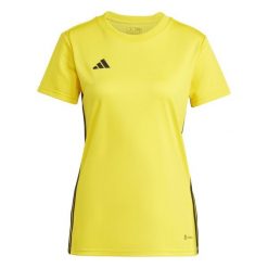 Koszulka damska adidas Tabela 23 Jersey. Czarne bluzki Adidas, m, bez wzorów, z jersey, sportowe, bez kołnierzyka, bez ramiączek. Za 65.00 zł.