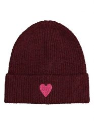 Pieces Czapka w kolorze bordowym rozmiar: onesize. Czerwone czapki Pieces, bez wzorów, z materiału. Za 43.99 zł.