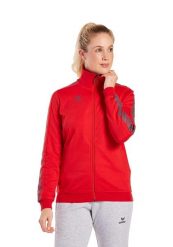 Damska bluza dresowa Erima Essential Team. Czerwone bluzy Erima, bez wzorów, z dresówki, bez kaptura. Za 255.00 zł.